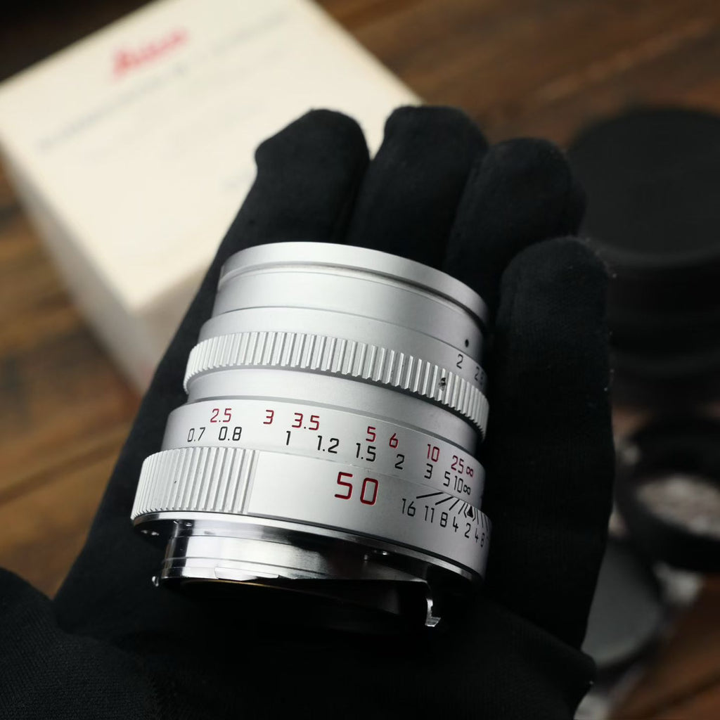 Leica M 50mm f/2 SUMMICRON-M v4 IV Silver SN36xx LNIB US$2680