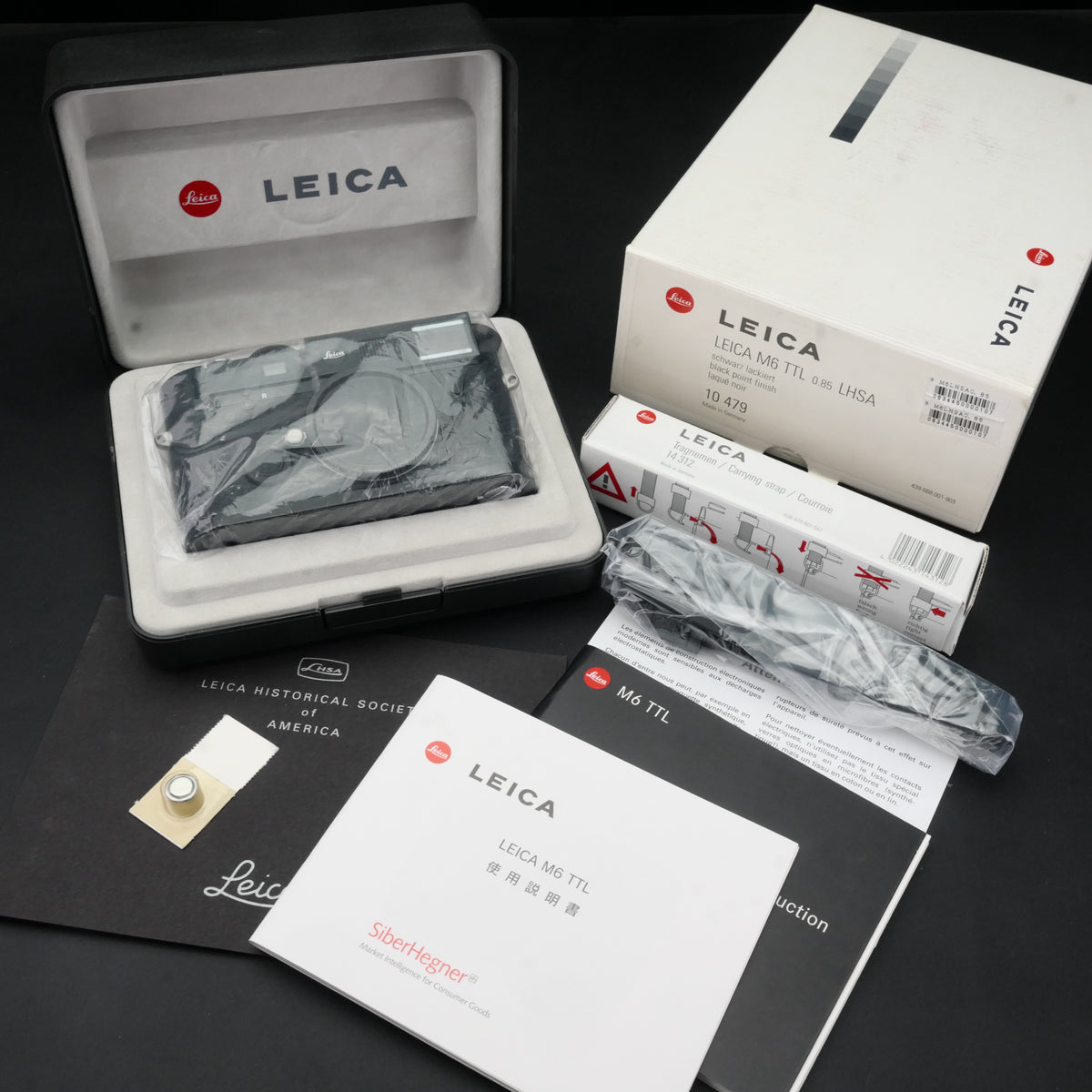 Leica M6 TTL 0.85 LHSA Black Paint Rangefinder UNUSED US$12800