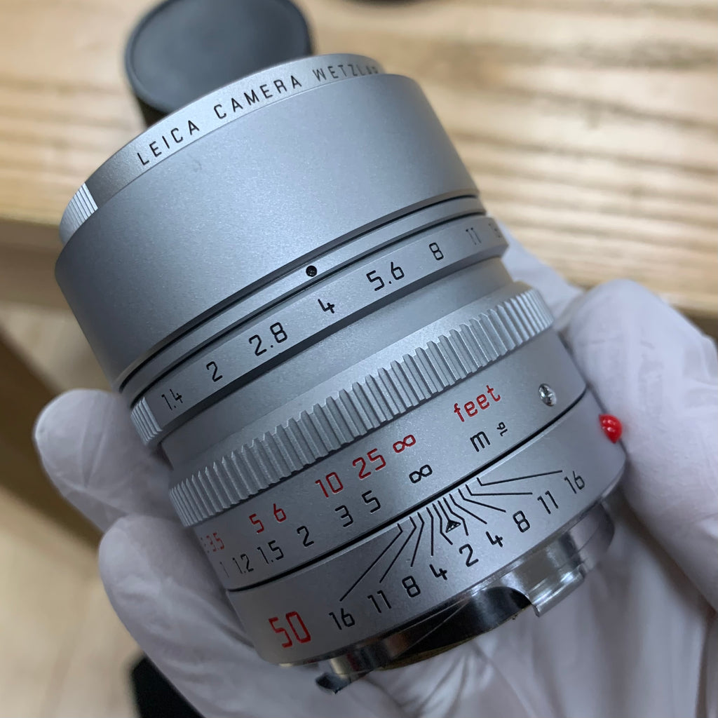 Leica M 50mm f/1.4 SUMMILUX-M ASPH 6-Bit Silver Chrome SN47xx US$2750