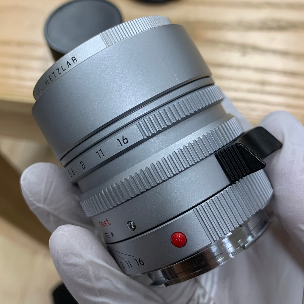 Leica M 50mm f/1.4 SUMMILUX-M ASPH 6-Bit Silver Chrome SN47xx US$2750