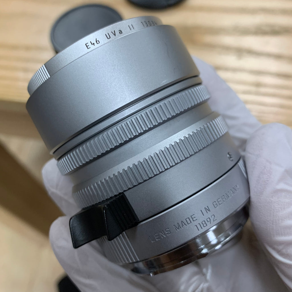 Leica M 50mm f/1.4 SUMMILUX-M ASPH 6-Bit Silver Chrome SN47xx US$2750