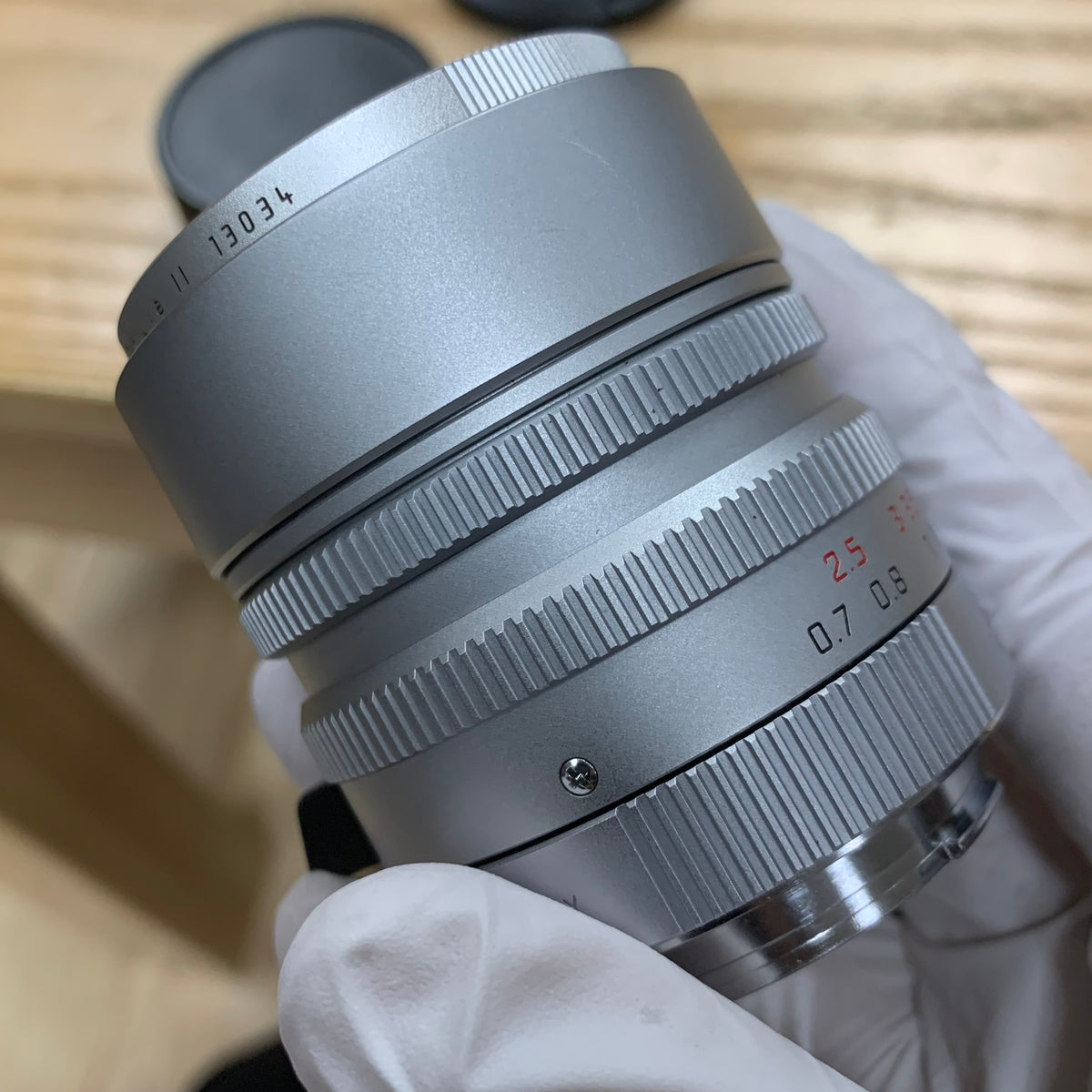 Leica M 50mm f/1.4 SUMMILUX-M ASPH 6-Bit Silver Chrome SN47xx US$2750