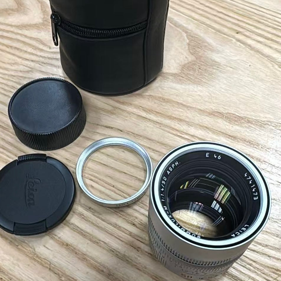 Leica M 50mm f/1.4 SUMMILUX-M ASPH 6-Bit Silver Chrome SN47xx US$2750
