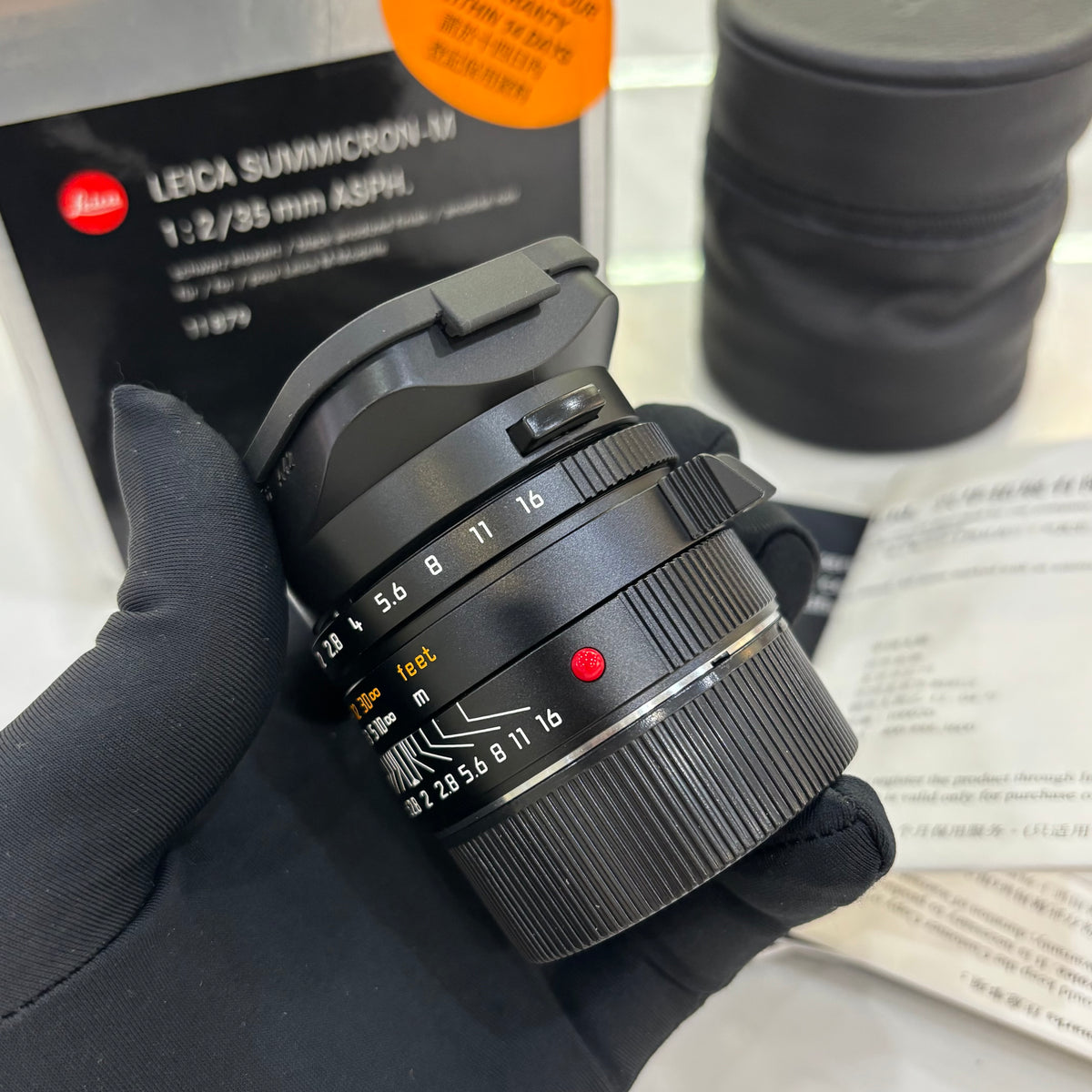 Leica M 35mm f/2 SUMMICRON-M ASPH 6-Bit SN42xx Mint Boxed US$2150