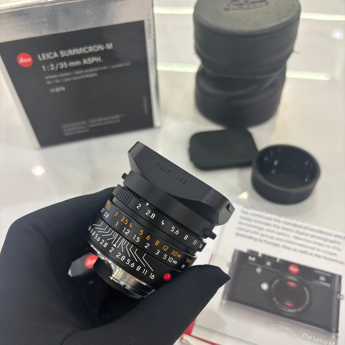 Leica M 35mm f/2 SUMMICRON-M ASPH 6-Bit SN42xx Mint Boxed US$2150