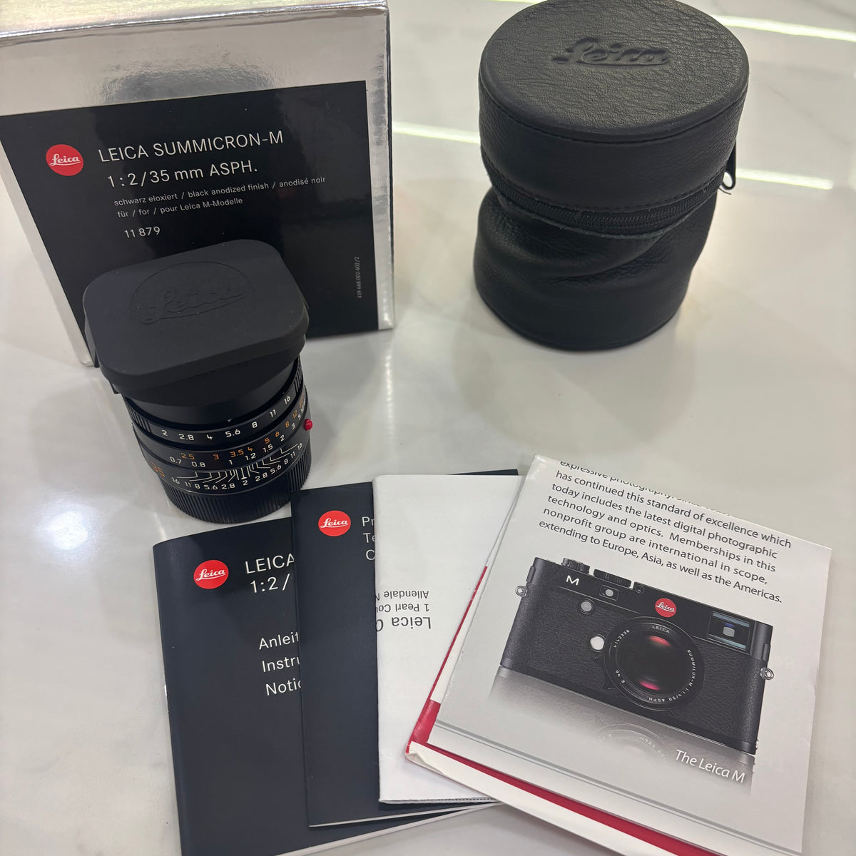 Leica M 35mm f/2 SUMMICRON-M ASPH 6-Bit SN42xx Mint Boxed US$2150