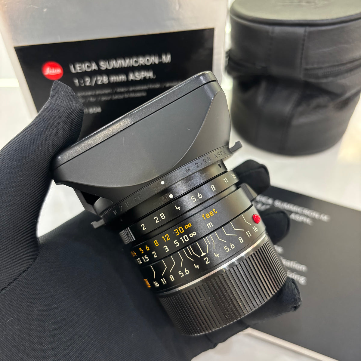Leica M 28mm f/2 SUMMICRON-M ASPH 6-Bit SN42xx Mint Boxed US$2480