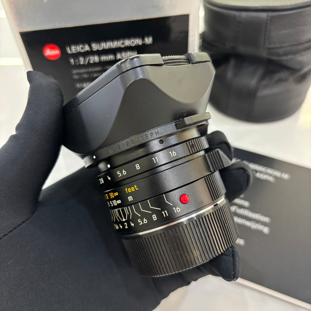 Leica M 28mm f/2 SUMMICRON-M ASPH 6-Bit SN42xx Mint Boxed US$2480