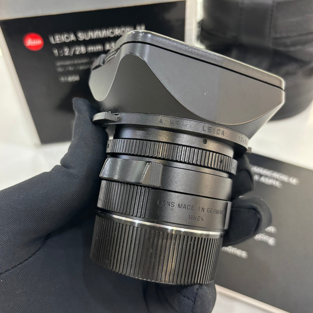 Leica M 28mm f/2 SUMMICRON-M ASPH 6-Bit SN42xx Mint Boxed US$2480