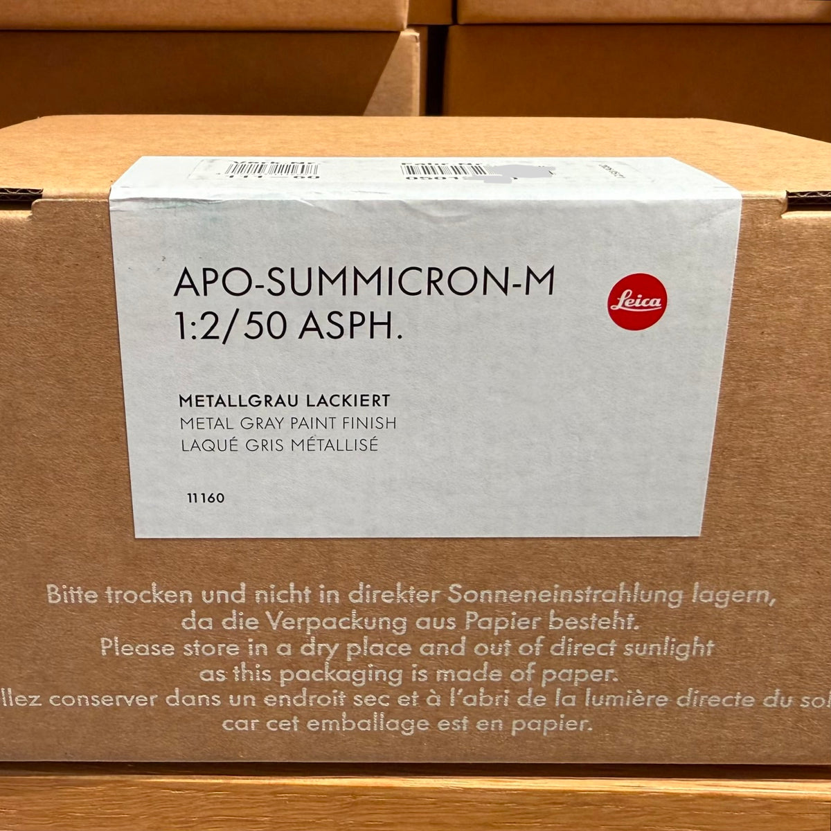 Leica M 50mm f/2 APO-SUMMICRON-M ASPH Metal Grey New Sealed Full Warranty US$8495