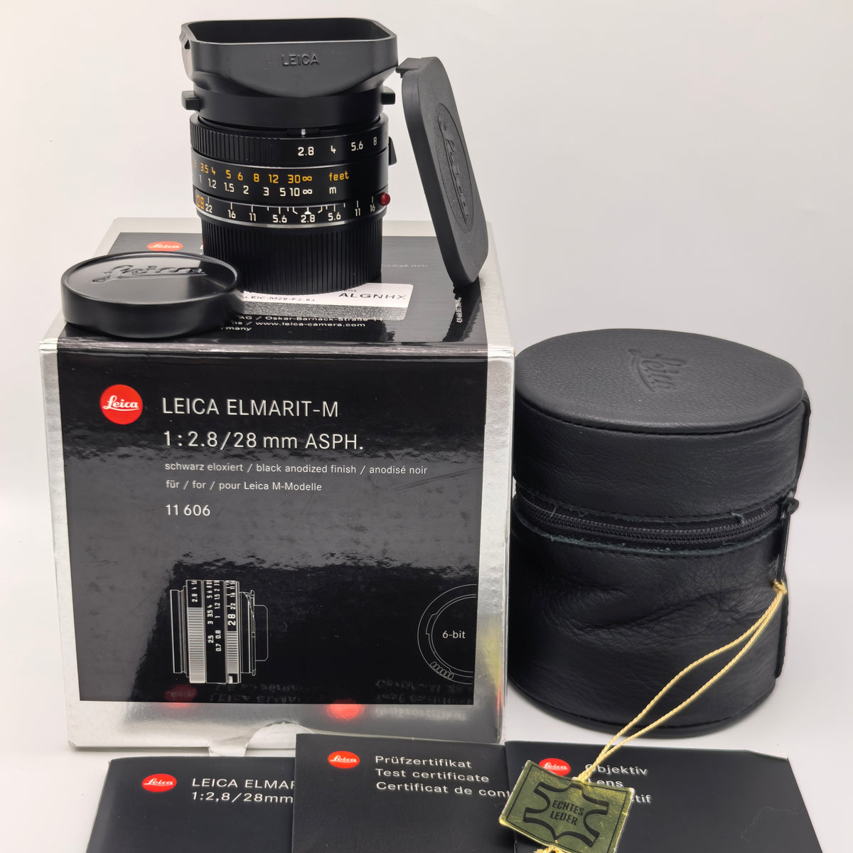 Leica M 28mm f/2.8 ELMARIT-M ASPH v1 11606 NMIB US$1880