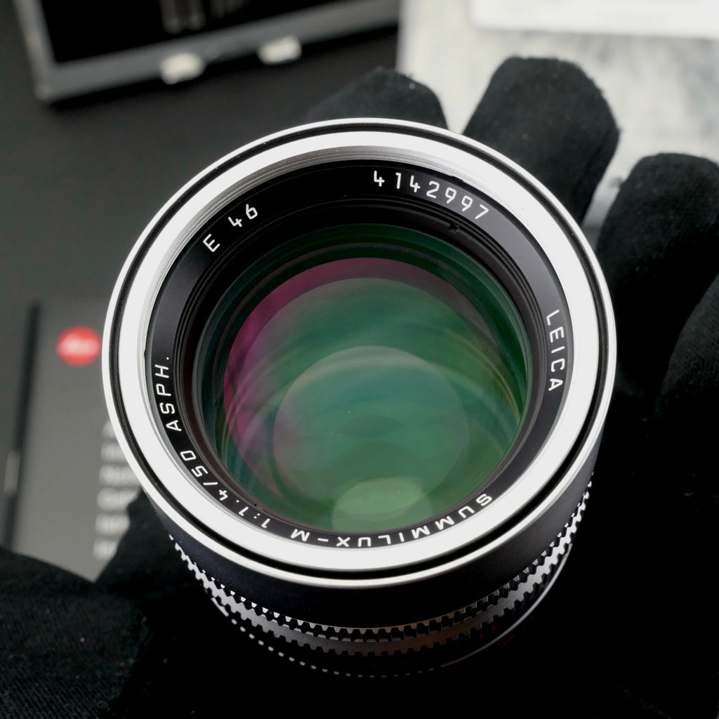 Leica M 50mm f/1.4 SUMMILUX-M ASPH 6-Bit Silver NMIB US$2580