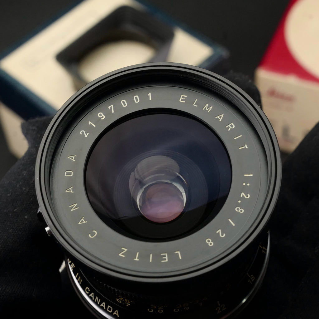 Leica M 28mm f/2.8 Elmarit v1 9 Elements 9E Mint Boxed SN219xx US$8850