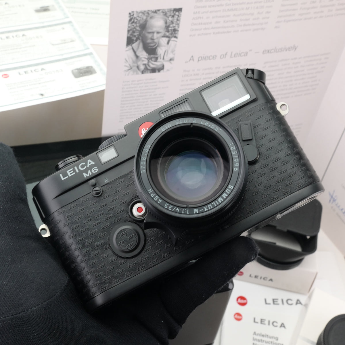 Leica M6 Ein Stuck Set with M 35/1.4 Lux Asph Like New In Box US$8950