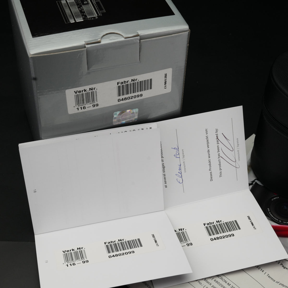 Leica M 35mm f/2 APO-SUMMICRON-M ASPH 6-Bit UNUSED US$7680