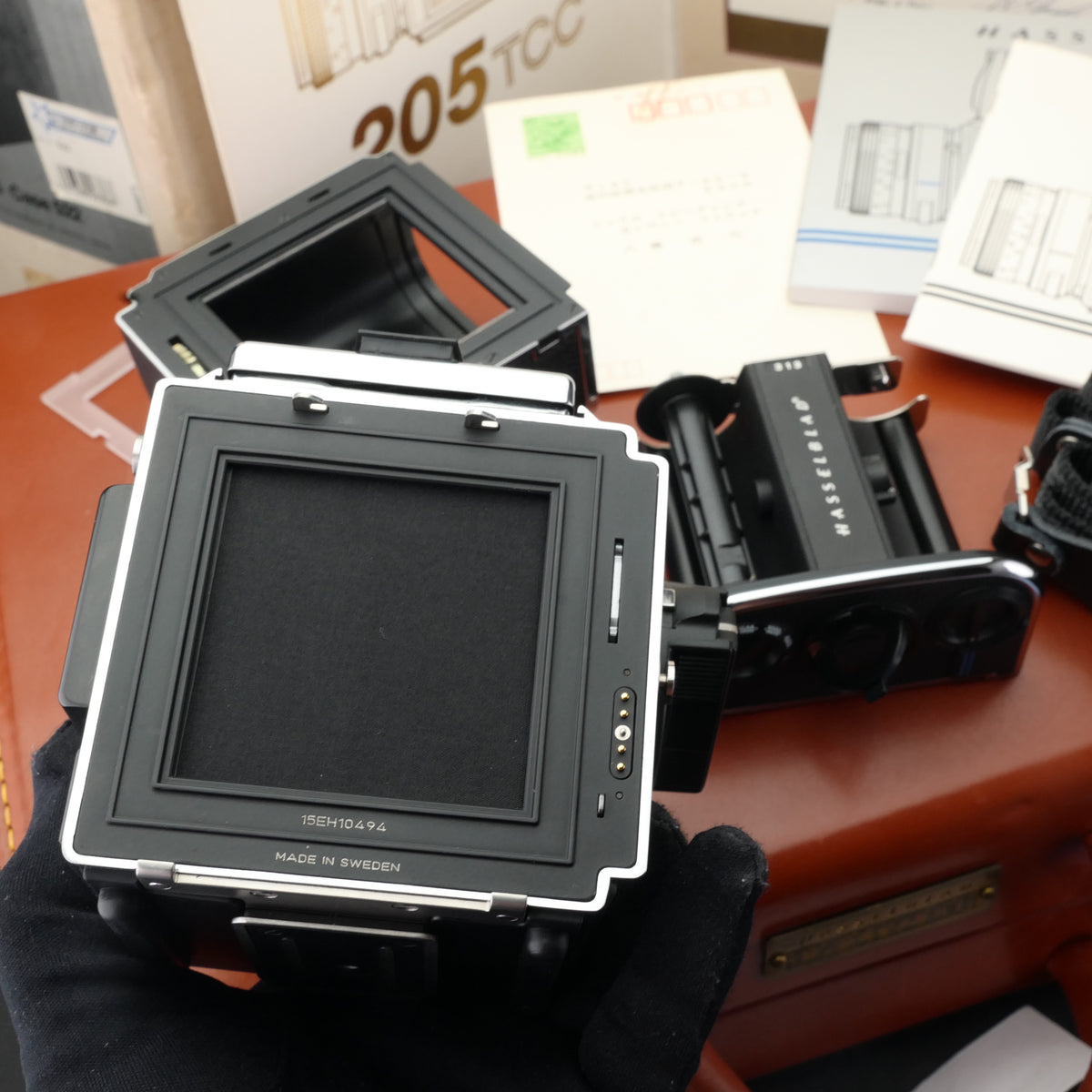 Hasselblad 205TCC Japanese Star* + E12 Set MINT US$4580