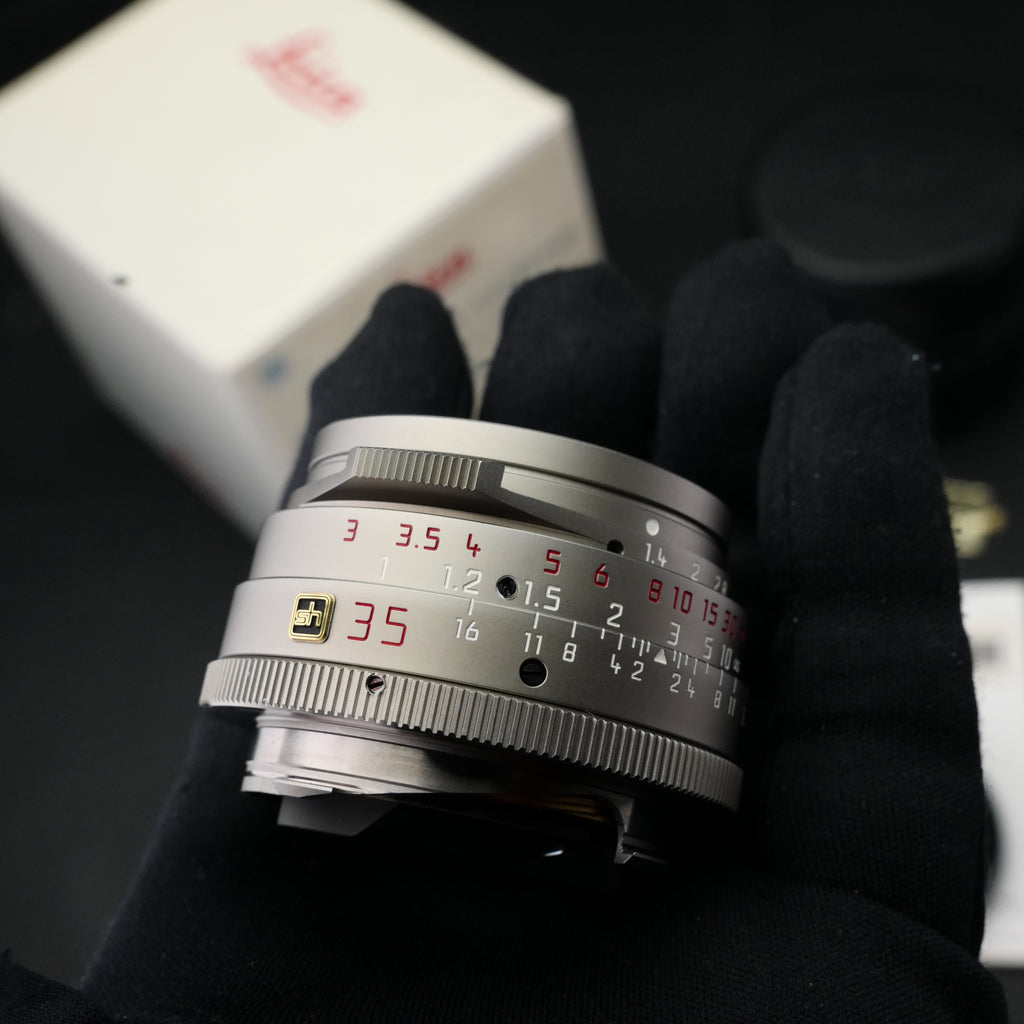 Leica M 35mm f/1.4 SUMMILUX-M Pre-Asph Titanium “SH” Badge Like NewUS$4380