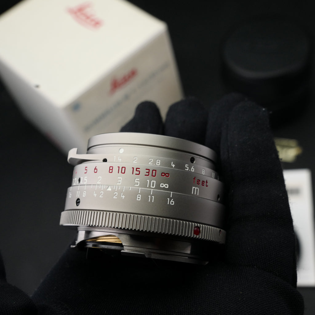 Leica M 35mm f/1.4 SUMMILUX-M Pre-Asph Titanium “SH” Badge Like NewUS$4380