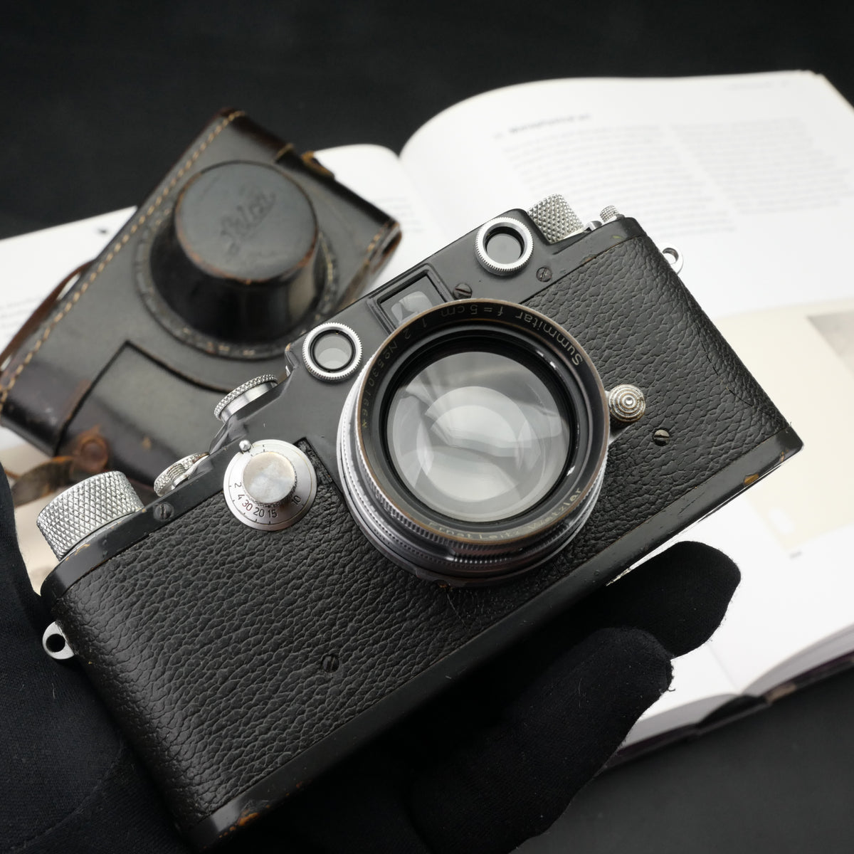 Leica IIIc Grey Paint WH + 50/2 Summitar Star* SN Rare US$5880