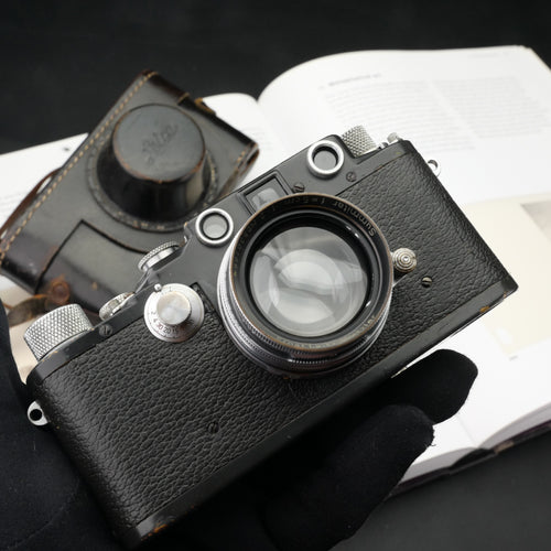 Leica IIIc Grey Paint WH + 50/2 Summitar Star* SN Rare US$5880