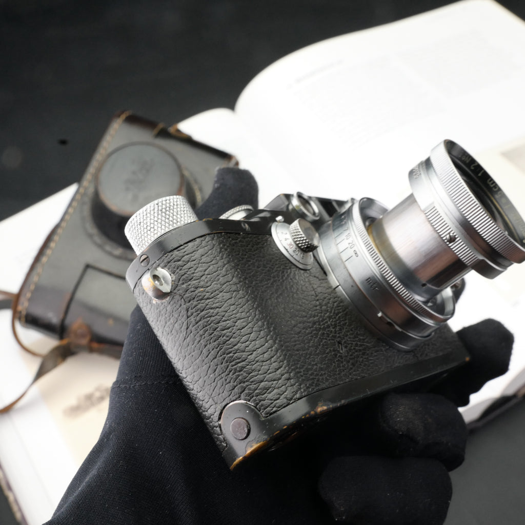 Leica IIIc Grey Paint WH + 50/2 Summitar Star* SN Rare US$5880