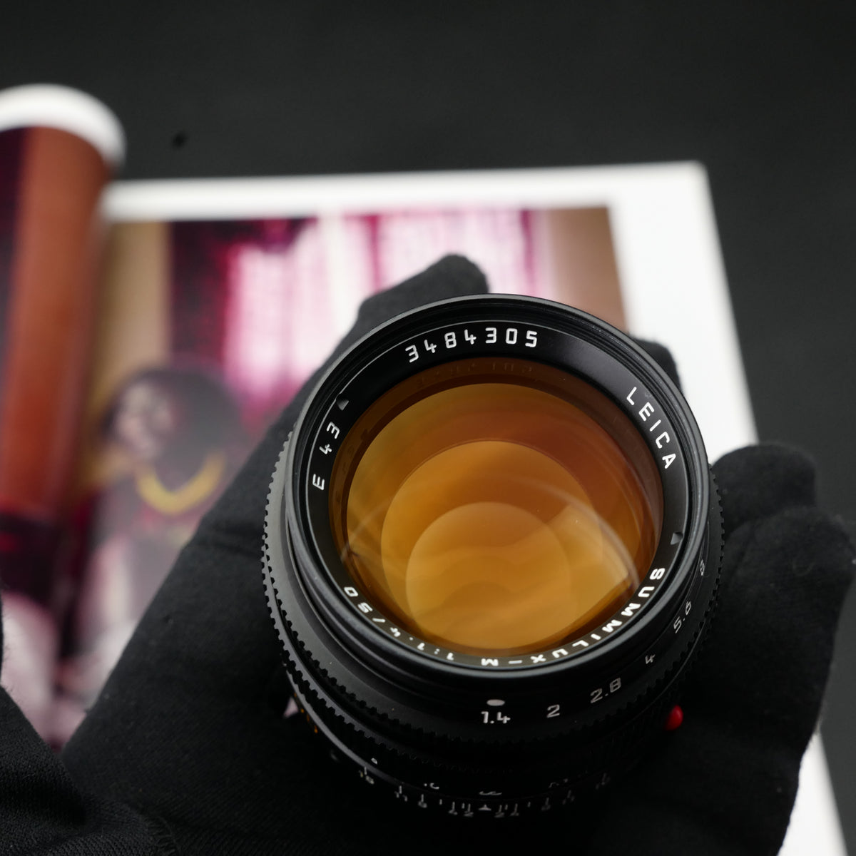 Leica M 50mm f/1.4 SUMMILUX-M Pre-Asph E43 SN348xx Golden Coating MINT US$3480