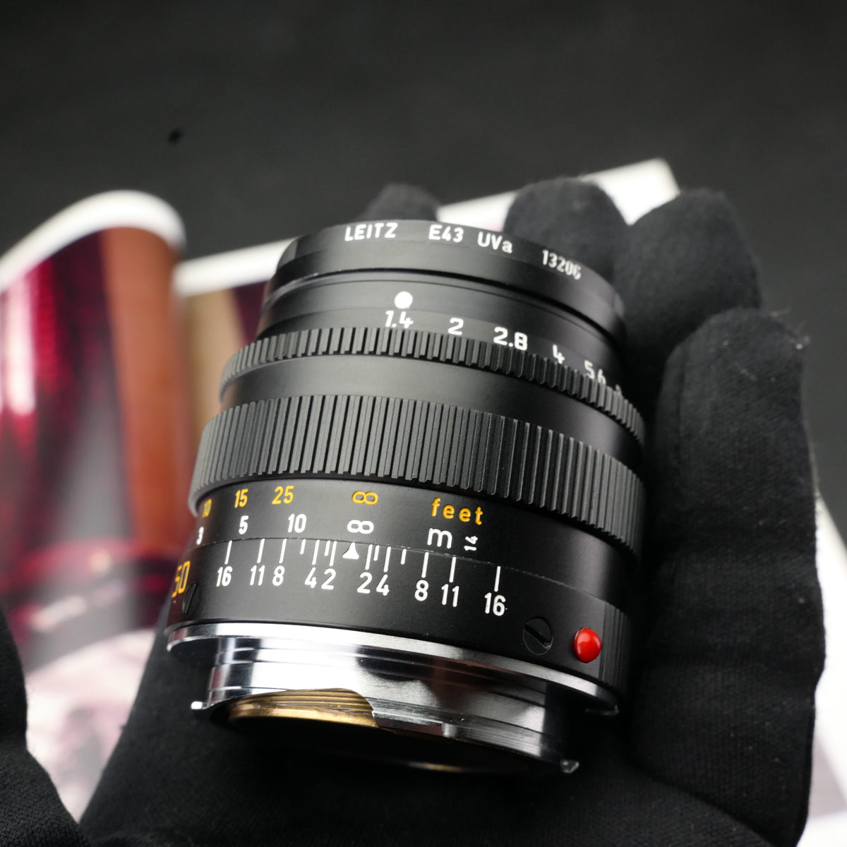 Leica M 50mm f/1.4 SUMMILUX-M Pre-Asph E43 SN348xx Golden Coating MINT US$3480
