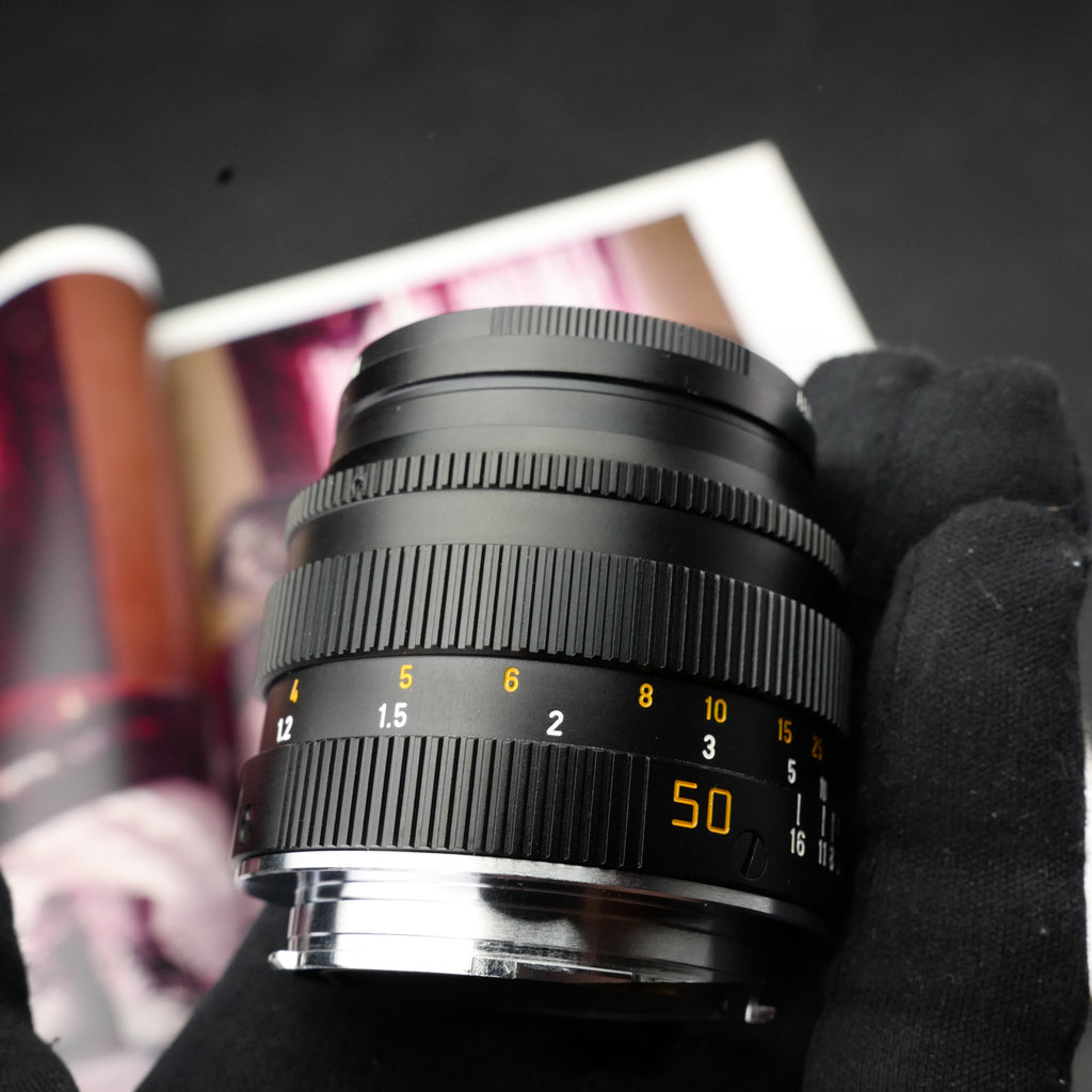 Leica M 50mm f/1.4 SUMMILUX-M Pre-Asph E43 SN348xx Golden Coating MINT US$3480