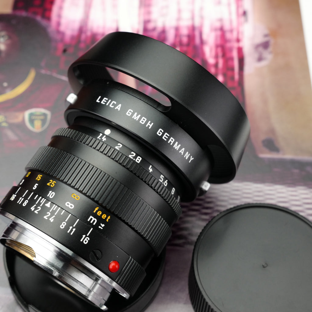 Leica M 50mm f/1.4 SUMMILUX-M Pre-Asph E43 SN348xx Golden Coating MINT US$3480