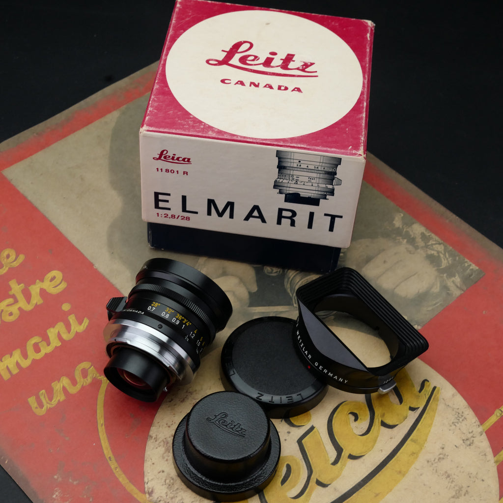 Leica M 28mm f/2.8 Elmarit v1 9 Elements 9E Mint Boxed SN219xx US$8950