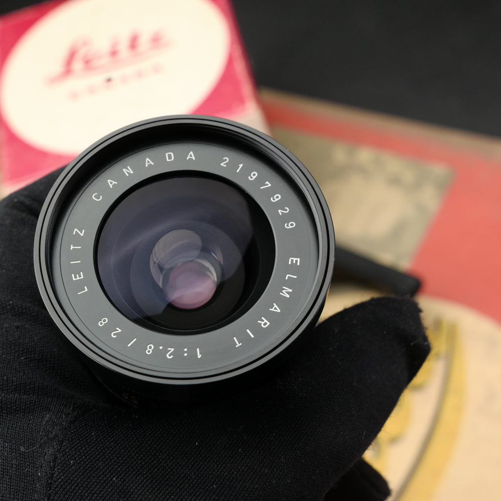 Leica M 28mm f/2.8 Elmarit v1 9 Elements 9E Mint Boxed SN219xx US$8950