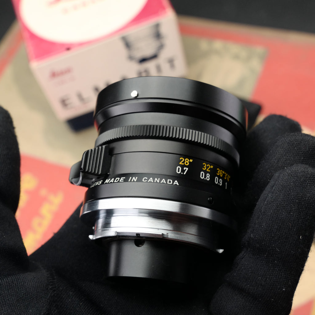 Leica M 28mm f/2.8 Elmarit v1 9 Elements 9E Mint Boxed SN219xx US$8950