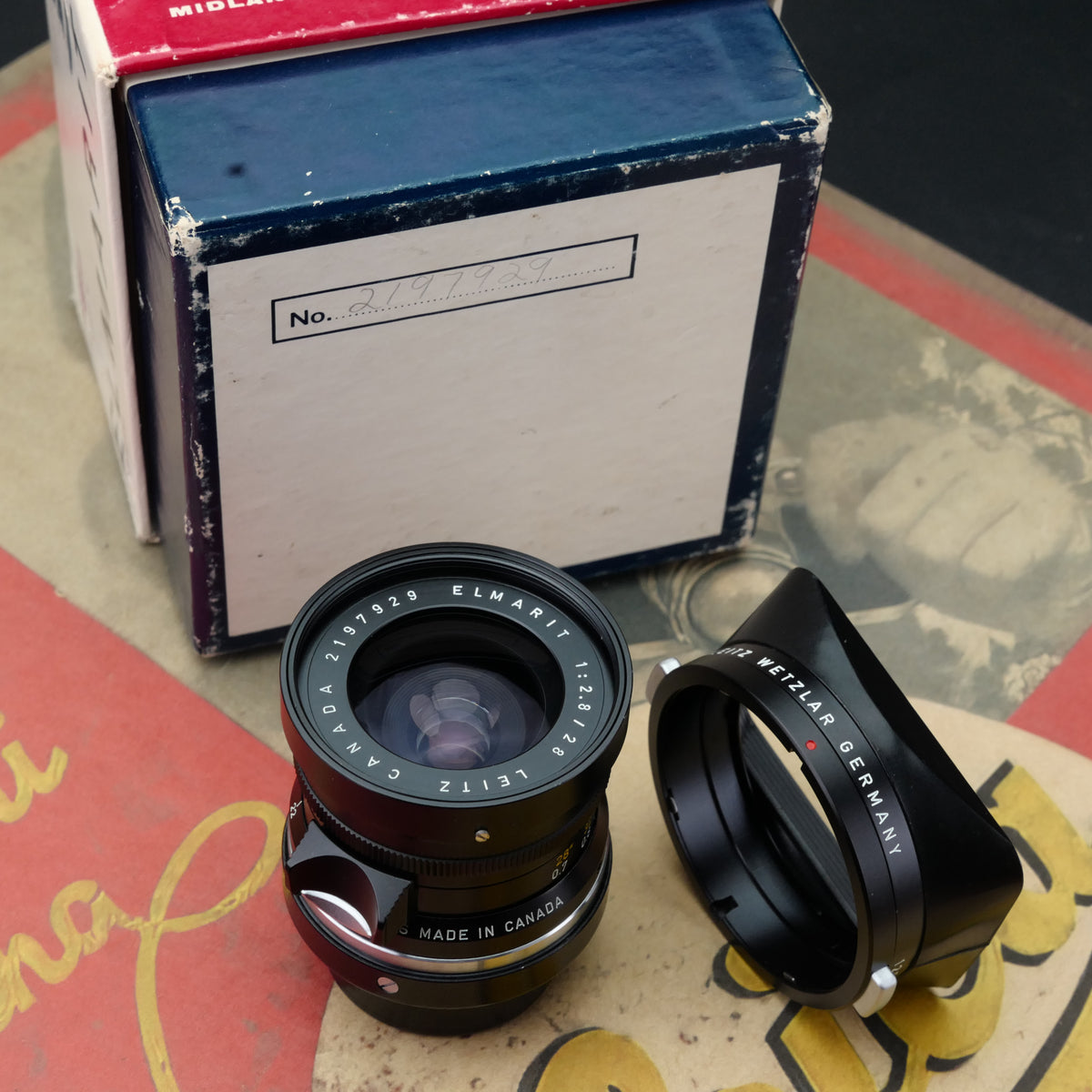 Leica M 28mm f/2.8 Elmarit v1 9 Elements 9E Mint Boxed SN219xx US$8950