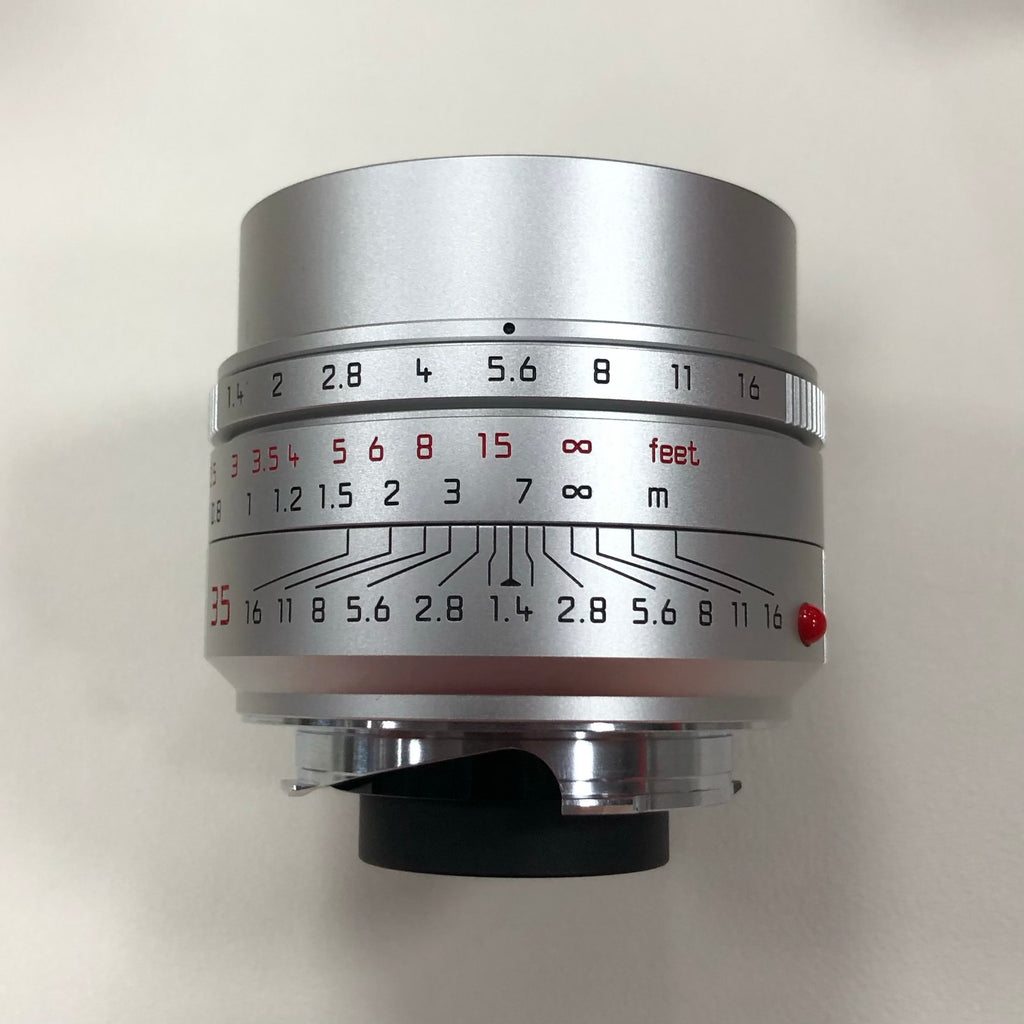 Leica M 35mm f/1.4 SUMMILUX-M ASPH FLE v2 Close Focus Silver Mint Boxed US$4695