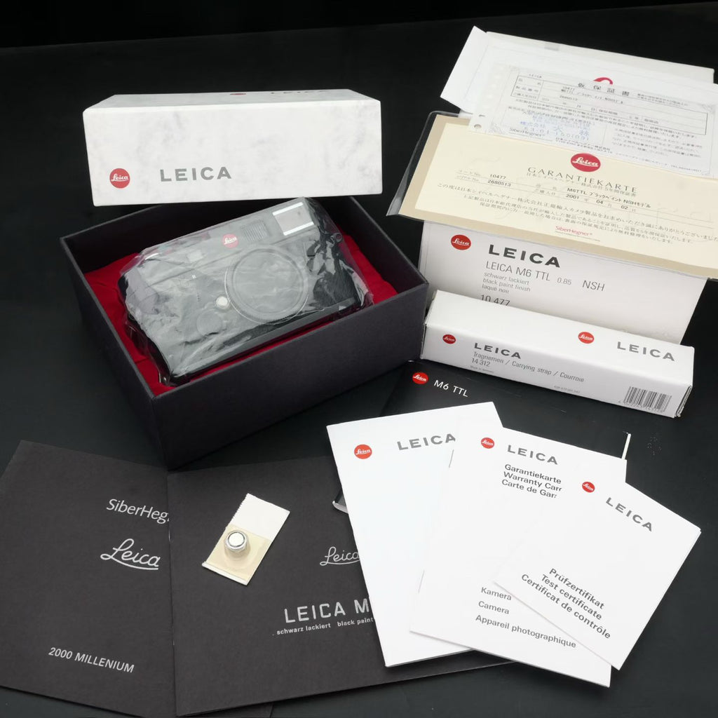 Leica M6 TTL 0.85 Black Paint NSH 400 Made LNIB US$9850