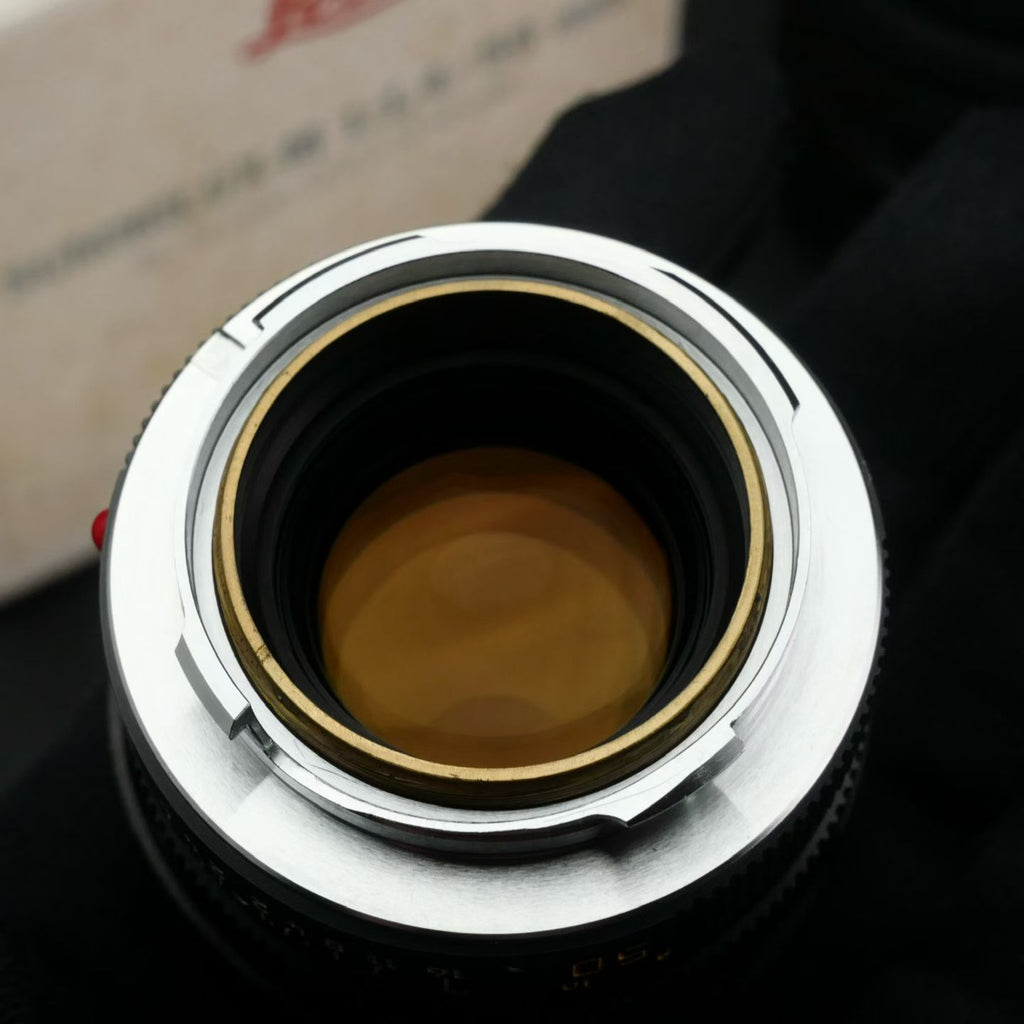 Leica M 50mm f/1.4 SUMMILUX-M Pre-Asph E43 SN349xx Golden Coating NMIB US$3880