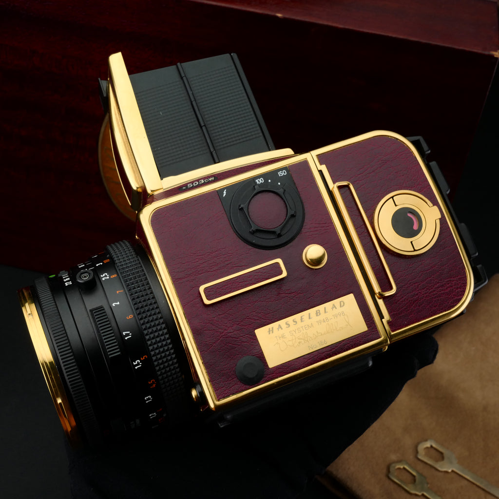 Hasselblad Star * 503CW Gold Supreme Set Unused US$11800