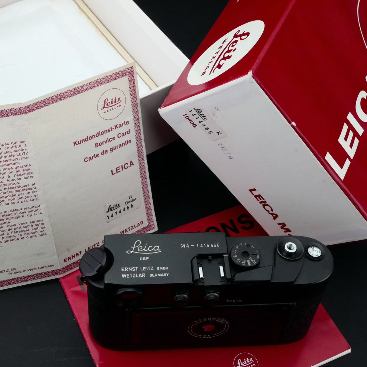 Leica M4 Black Chrome 50th Anniversary NMIB US$3980