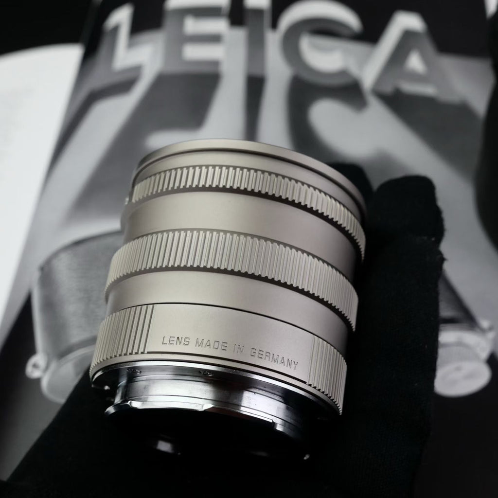 Leica M 50mm f/1.4 SUMMILUX-M Pre-Asph Titanium Like New US$3380