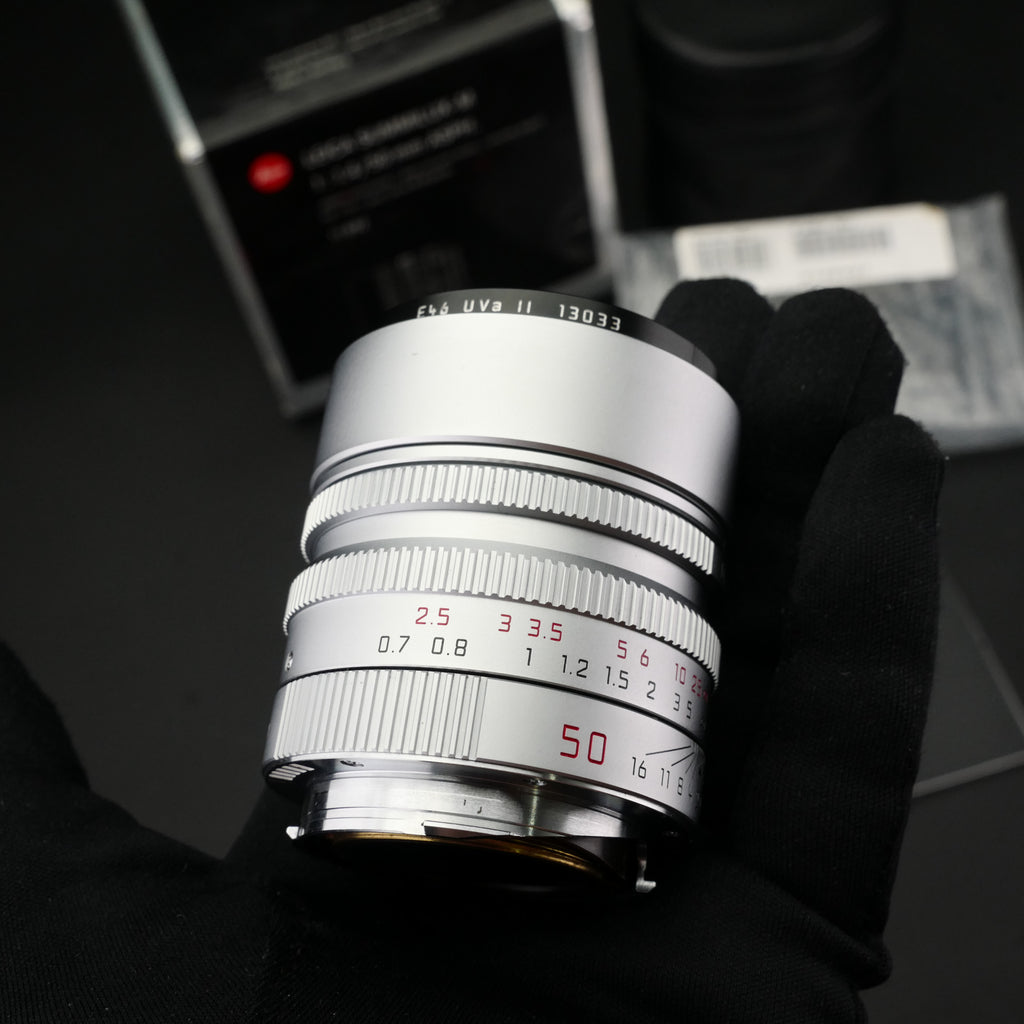 Leica M 50mm f/1.4 SUMMILUX-M ASPH 6-Bit Silver NMIB US$2580
