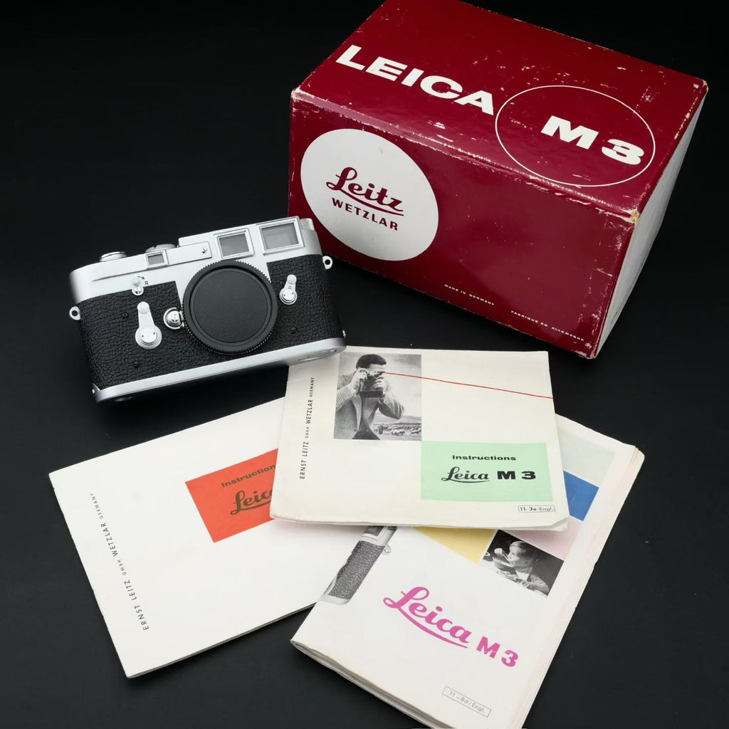 Leica M3 Single Stroke SS Rangefinder SN 1mil+ MINT with “L” Seal US$3750