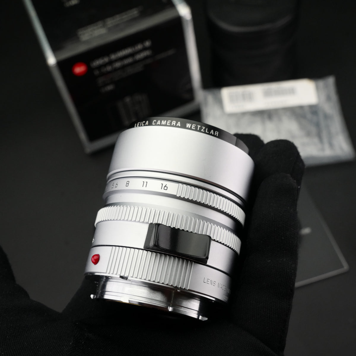 Leica M 50mm f/1.4 SUMMILUX-M ASPH 6-Bit Silver NMIB US$2580