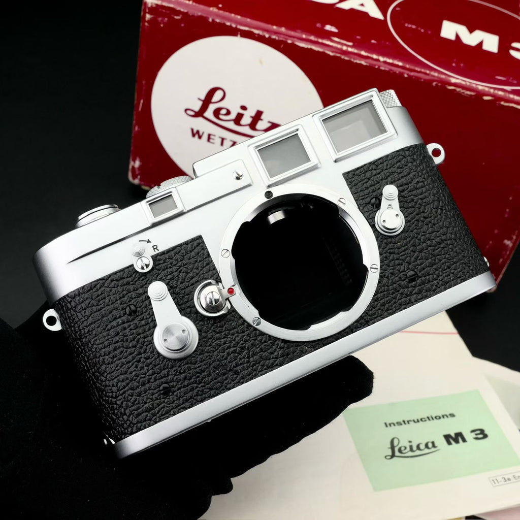 Leica M3 Single Stroke SS Rangefinder SN 1mil+ MINT with “L” Seal US$3750
