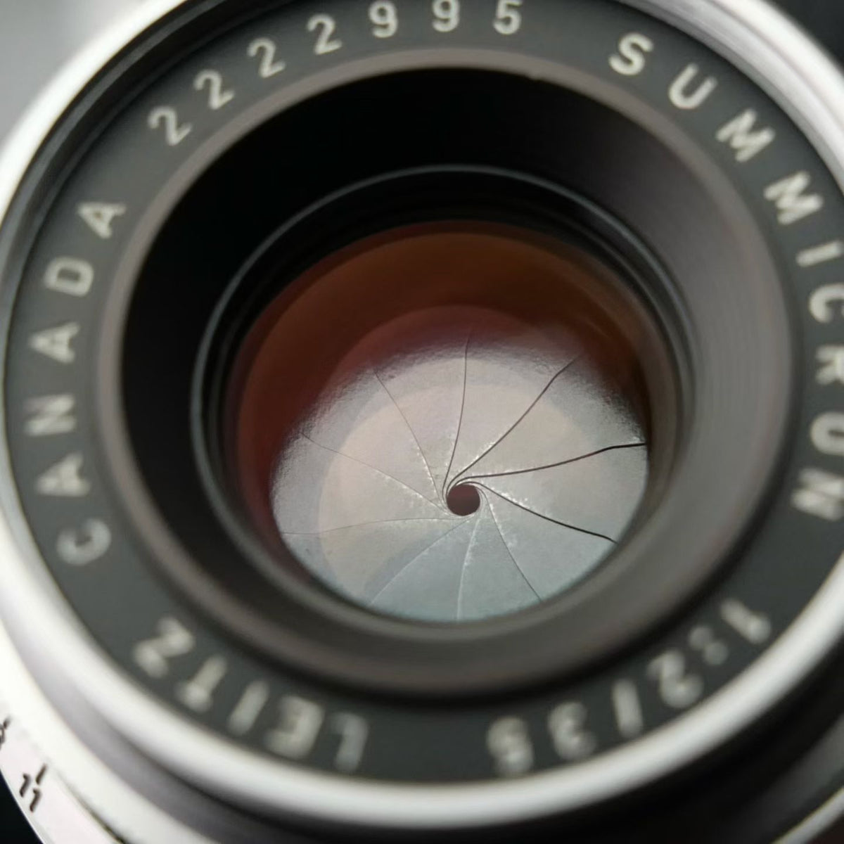Leica M 35mm f/2 SUMMICRON 8 Elements 8E Canada Late Mint US$6480