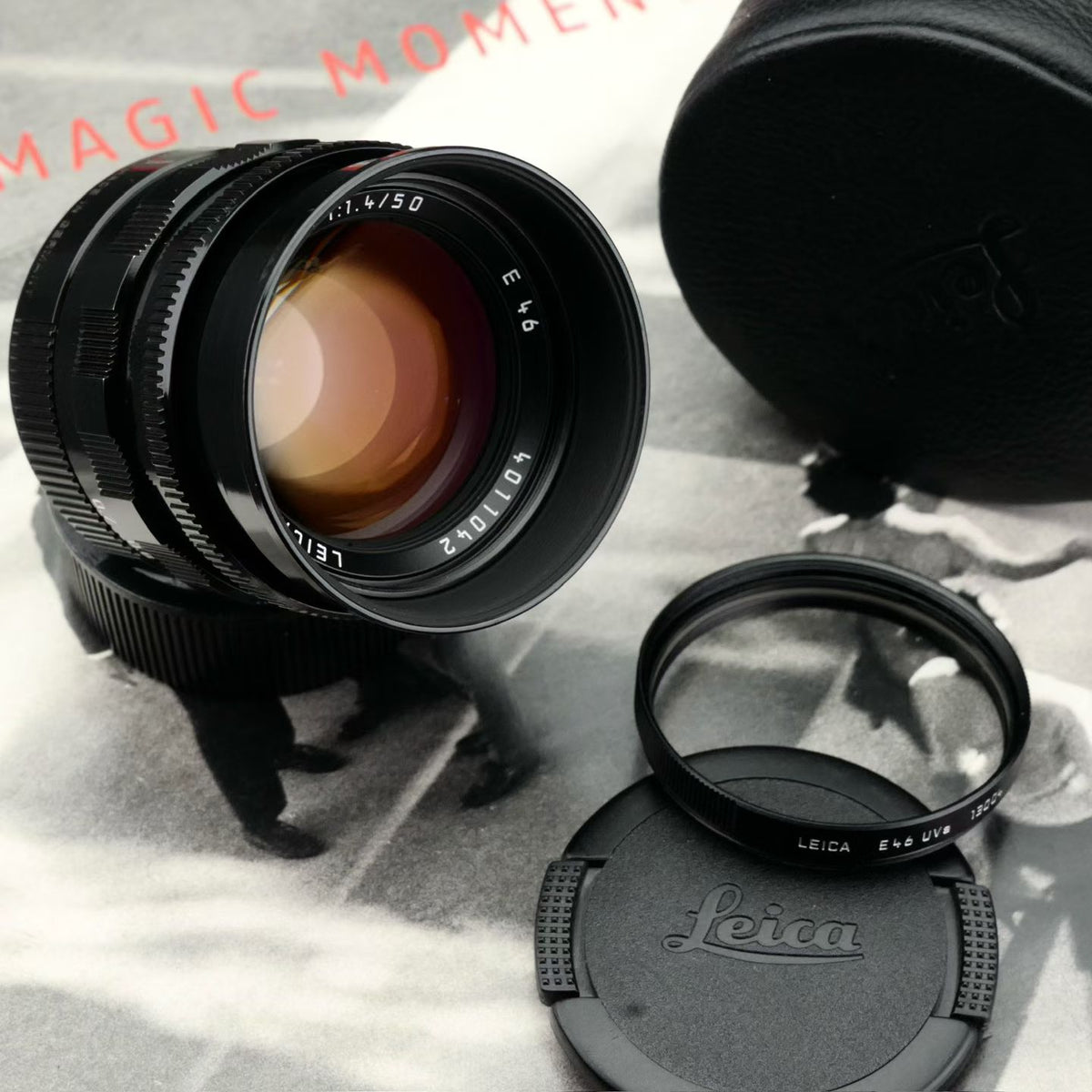 Leica M 50mm f/1.4 Millennium Black Paint SUMMILUX-M Pre-Asph E46 Limited US$7580
