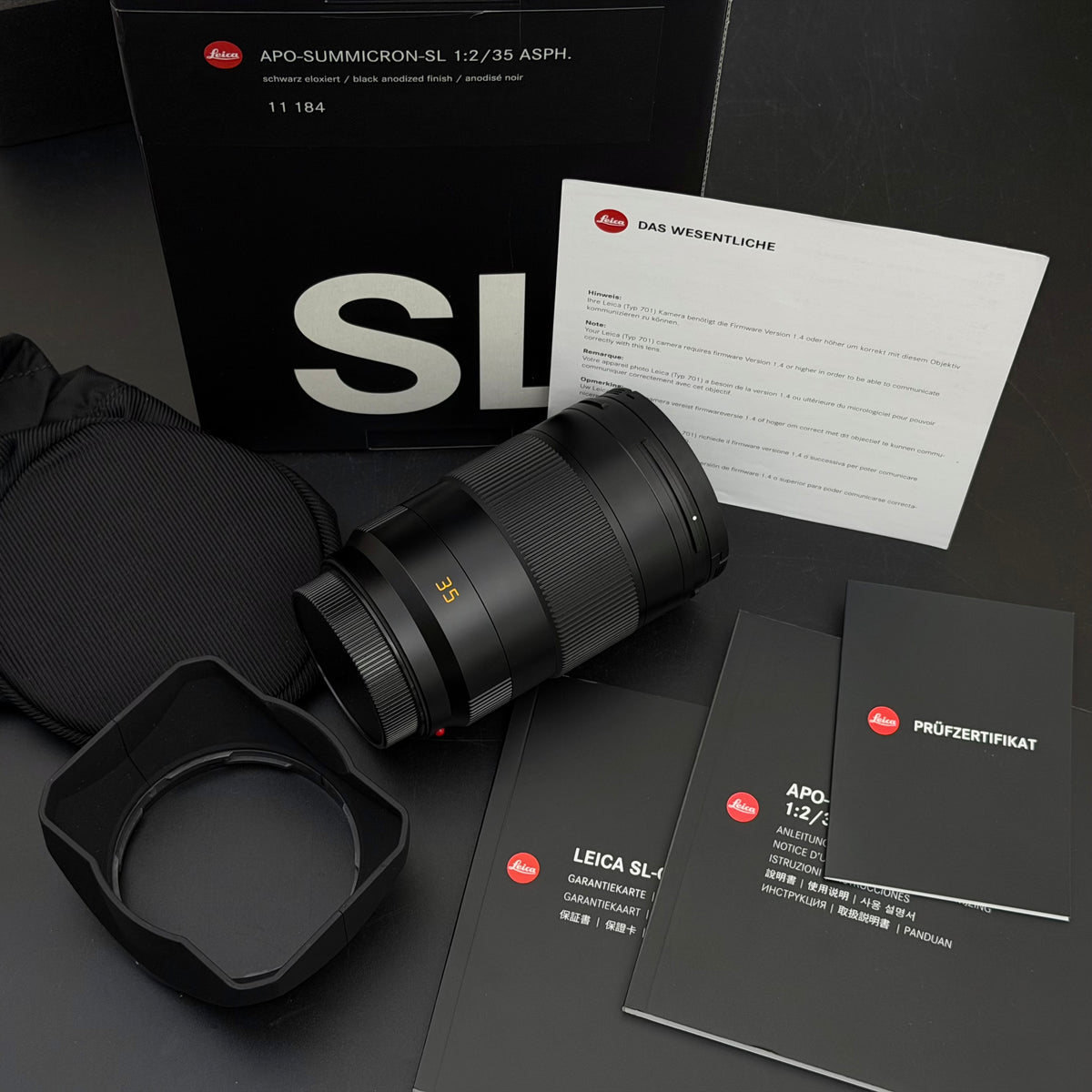 Leica SL 35mm f/2 APO-SUMMICRON-SL ASPH NMIB US$3480
