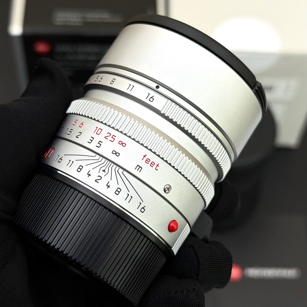 Leica M 50mm f/1.4 SUMMILUX-M ASPH 6-Bit SN48xx Silver MINT Boxed US$2895