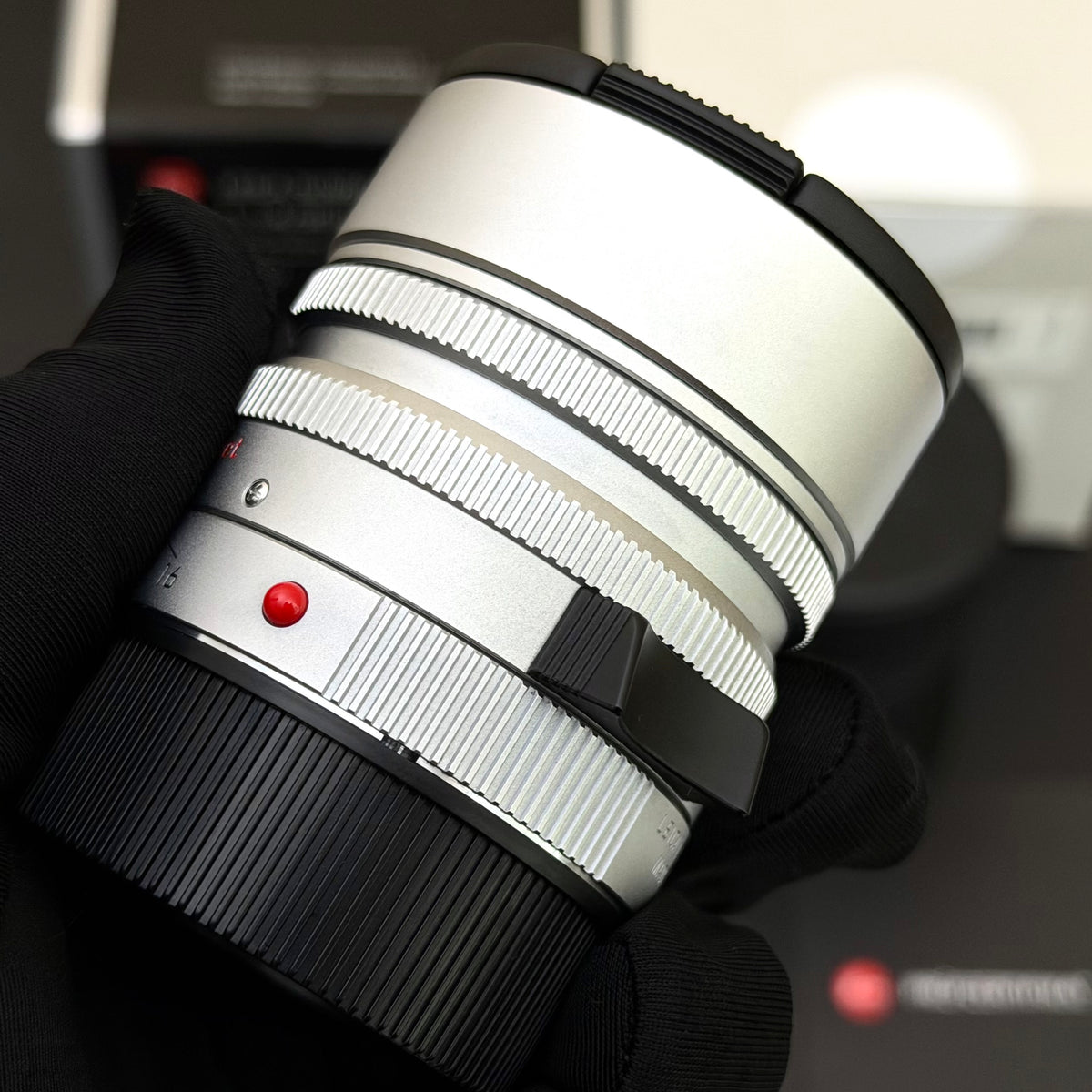 Leica M 50mm f/1.4 SUMMILUX-M ASPH 6-Bit SN48xx Silver MINT Boxed US$2895