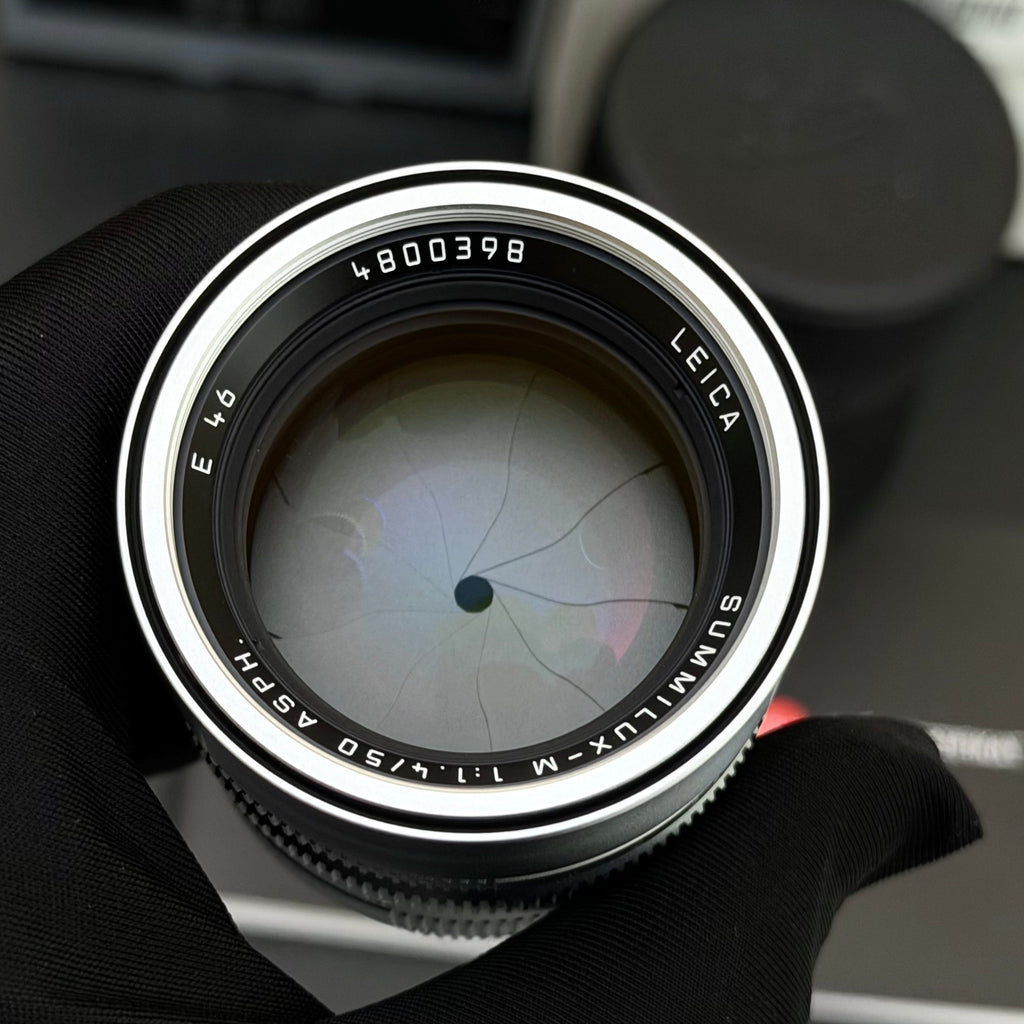 Leica M 50mm f/1.4 SUMMILUX-M ASPH 6-Bit SN48xx Silver MINT Boxed US$2895