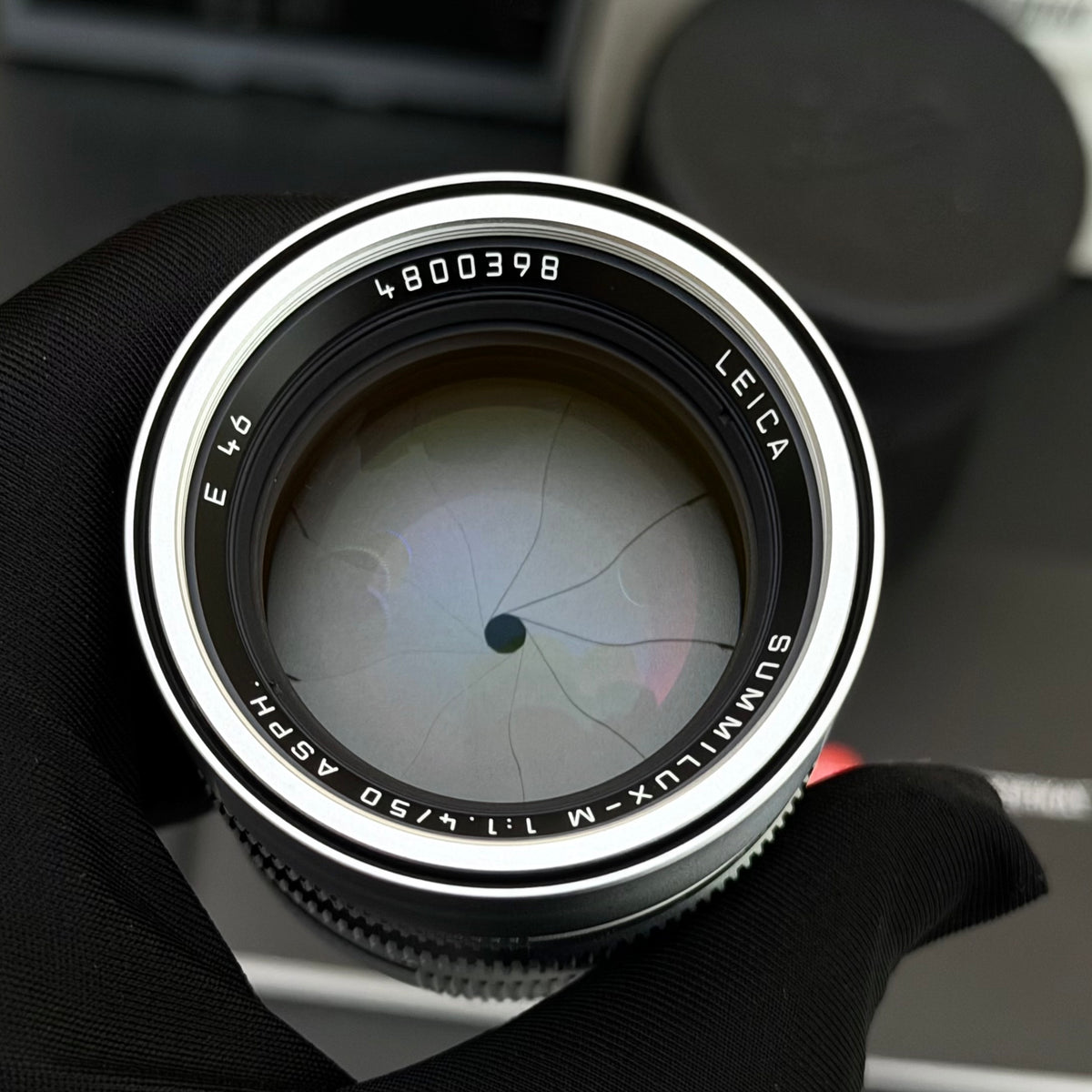Leica M 50mm f/1.4 SUMMILUX-M ASPH 6-Bit SN48xx Silver MINT Boxed US$2895